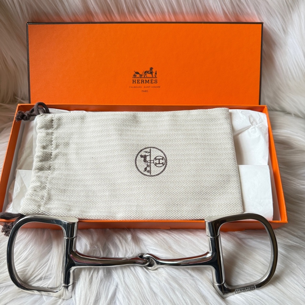 Vintage Hermès Stainless Steel Verdun Snaffle Bit - Picture 4 of 10